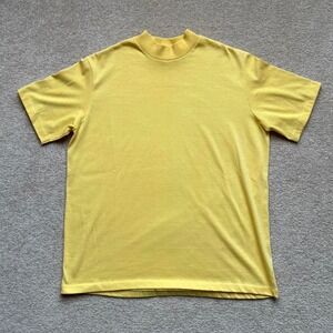 True Vintage 1950s Contoure International Yellow‎ T-Shirt 50s Fits Medium